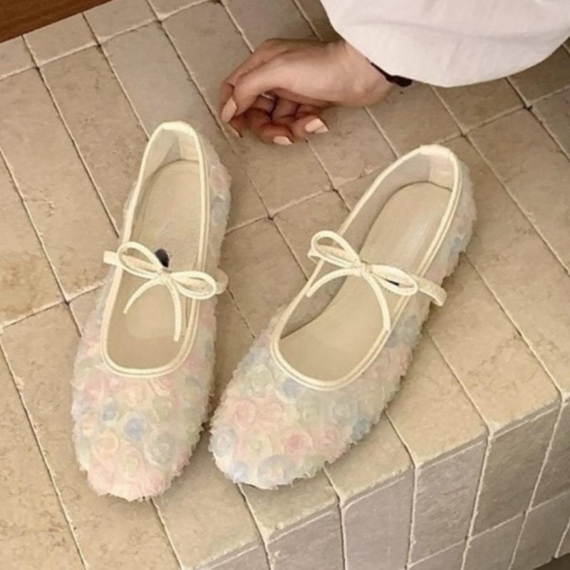 Women'S Shoes - Gentle New Chinese Rose Mesh Mary