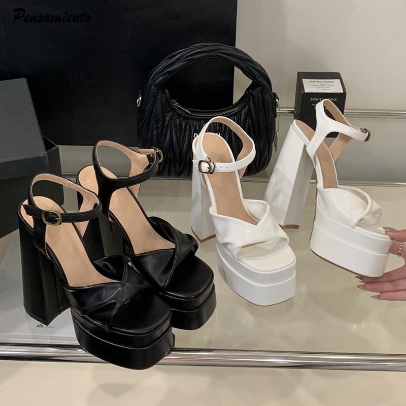 Women Shoes Formal - Star style Fashion Double Platform Wedges
