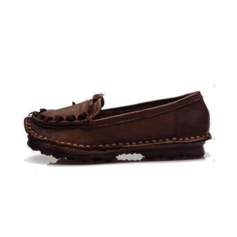 Women Shoes Loafers - Spring 2026 New Ethnic Style Retro