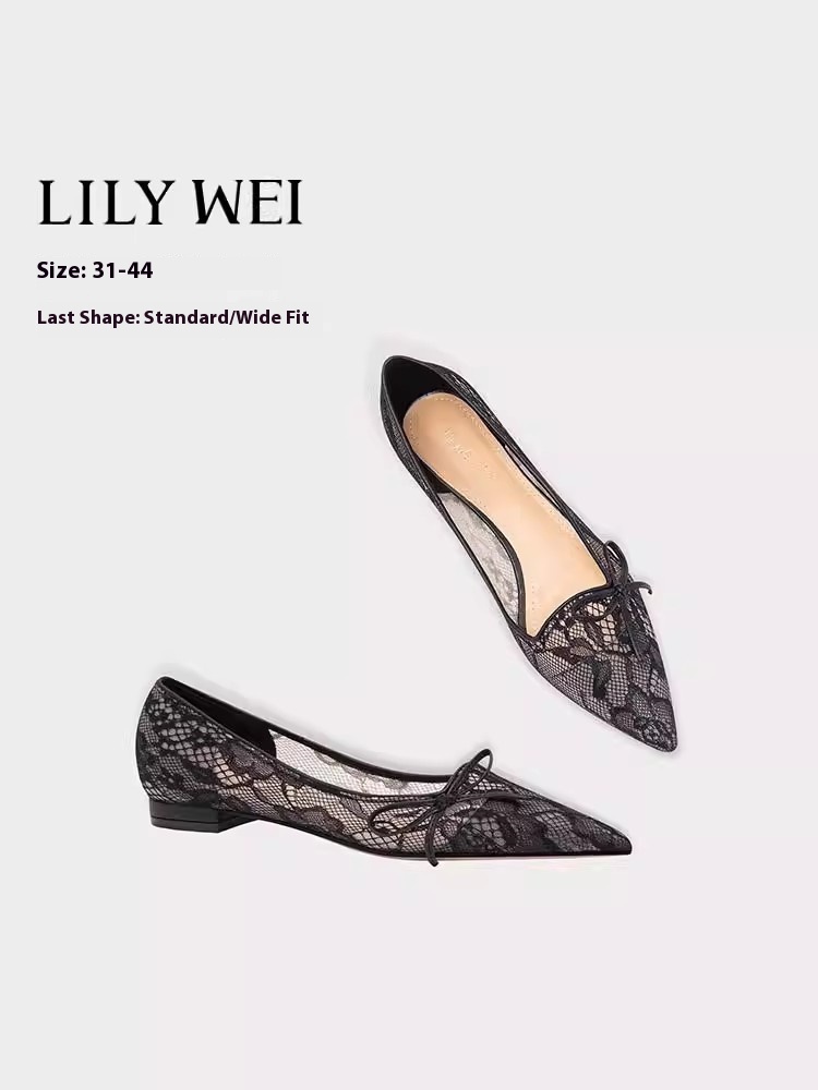 Flat stiletto heels spring and - Wide Fit Heels ulasan dan harga