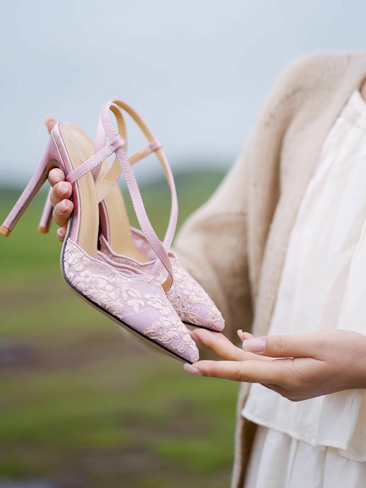Flat stiletto heels spring and - Wide Fit Heels ulasan dan harga