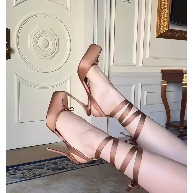 Red High-heeled Shoes, Women's - Wide Fit Heels ulasan dan harga