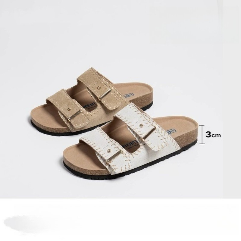 Women's Adjustable Strap Cork  - Cork Wedge Sandal ulasan dan harga