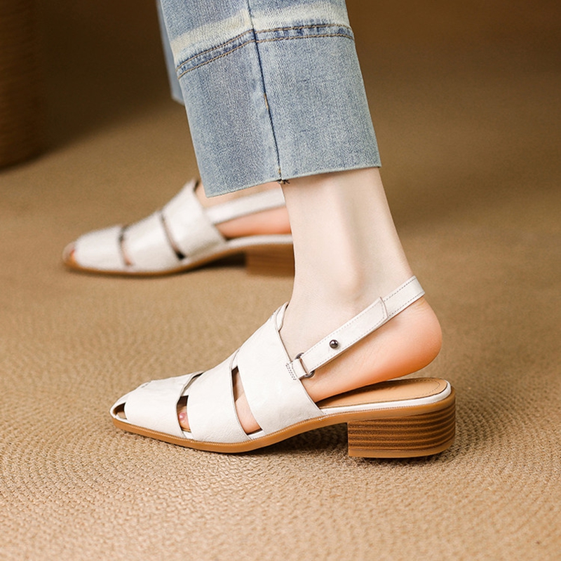 NEW Summer Women Sandals Genui - Women Shoes Formal ulasan dan harga