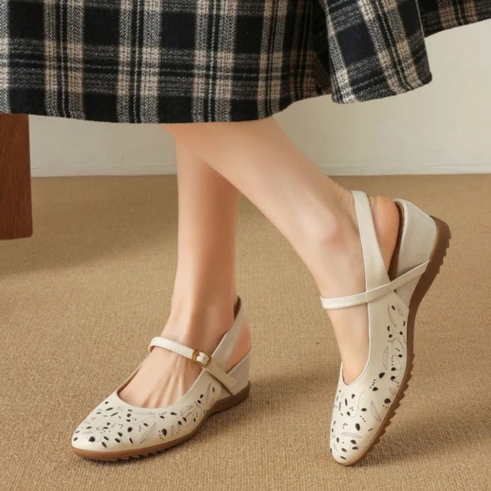 2026 New Casual Wedge Slingbac - Cork Wedge Sandal ulasan dan harga