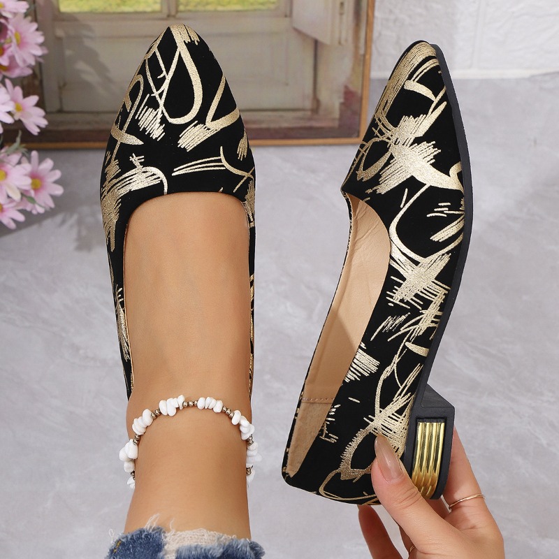 Large-sized, Thick-heeled, Fas - Women'S Shoes In Fashion ulasan dan harga