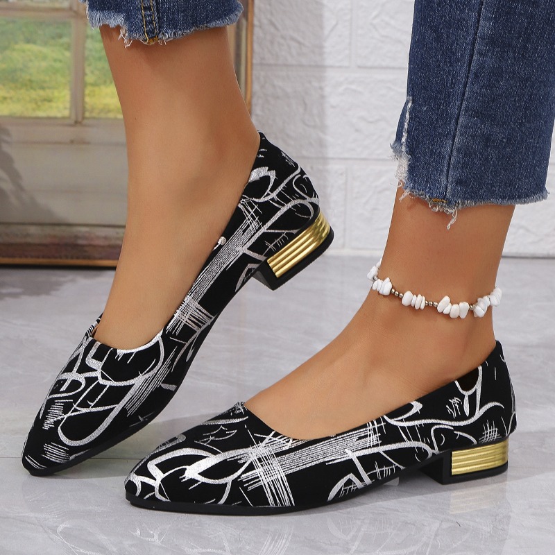 Large-sized, Thick-heeled, Fas - Women'S Shoes In Fashion ulasan dan harga