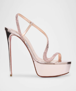 Metallic Leather Platform Stil - Women Shoes Formal ulasan dan harga