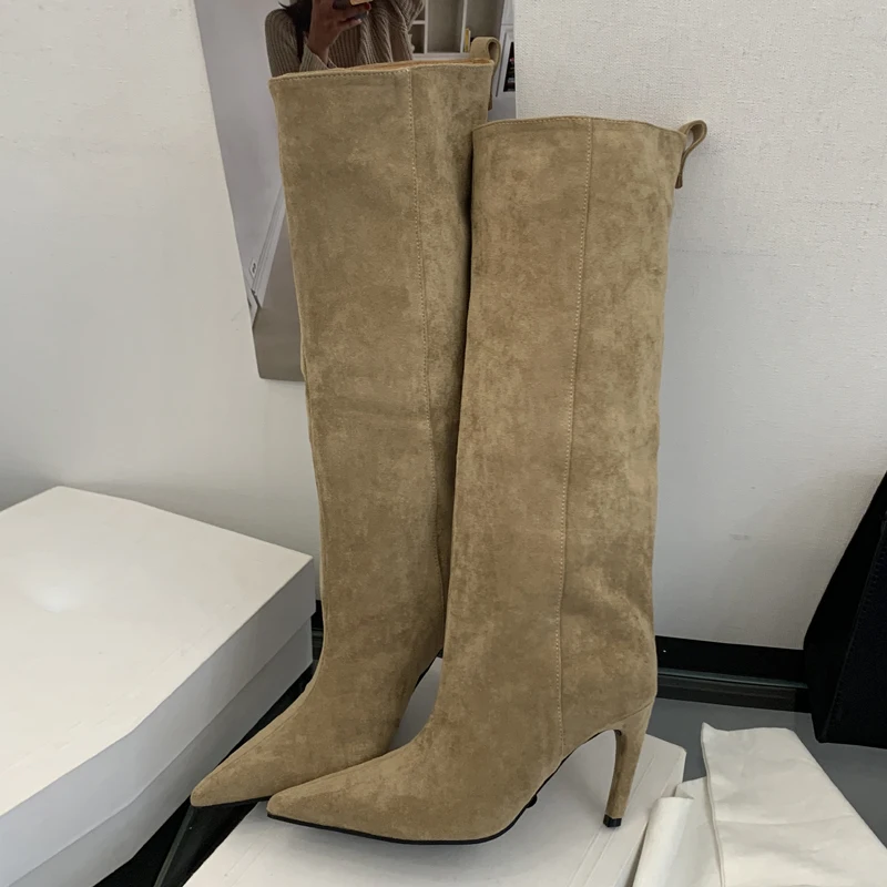 Street Punk Winter Vintage Poi - Knee High Boots Women ulasan dan harga