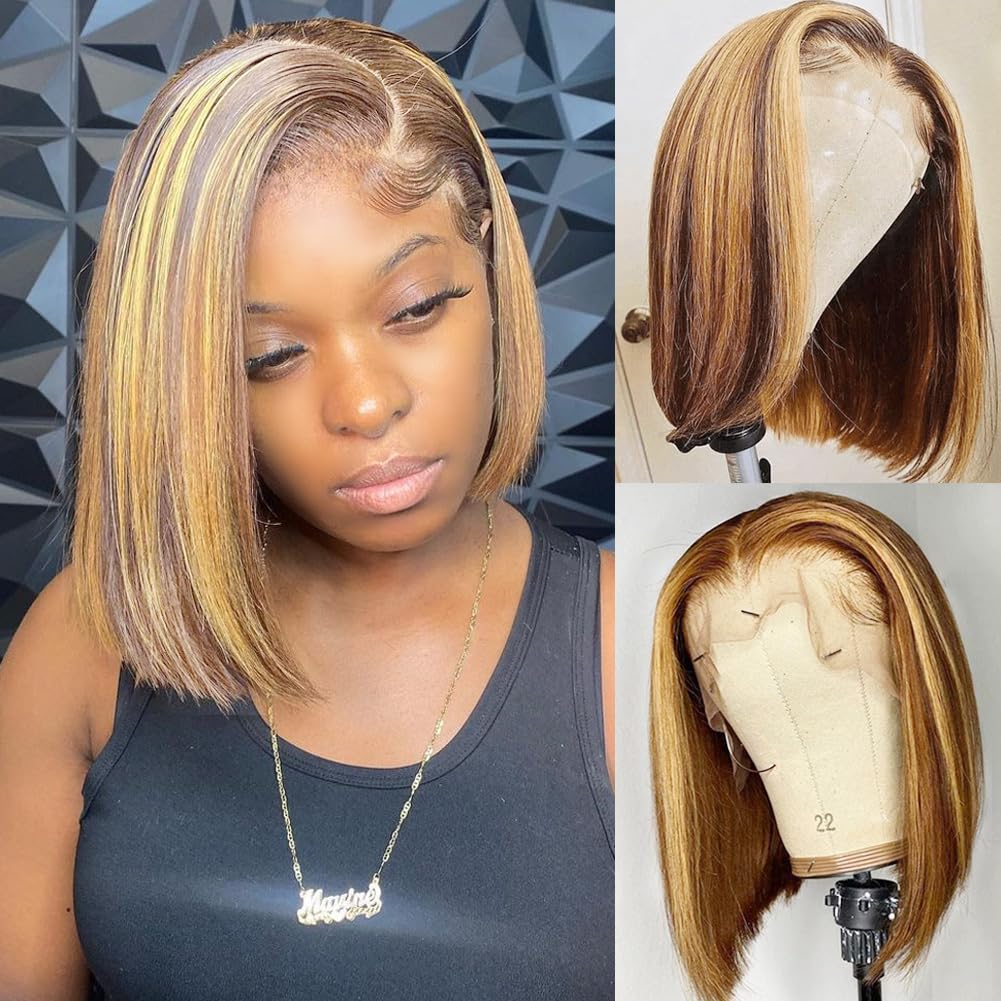 Bob Wig Human Hair 13x4 HD Lac - Women'S Shoes Bobs ulasan dan harga
