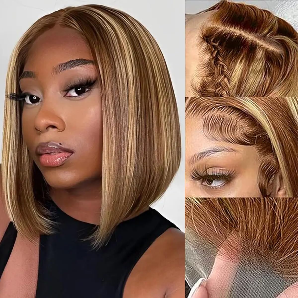 Bob Wig Human Hair 13x4 HD Lac - Women'S Shoes Bobs ulasan dan harga