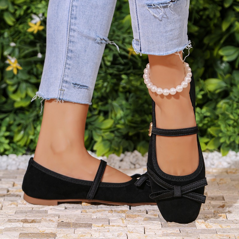 Vintage Leopard Print Mary Jan - Shoes For Women Flats ulasan dan harga