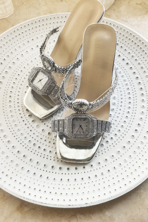 Original design Crystal watch  - Clear Strap Heel ulasan dan harga