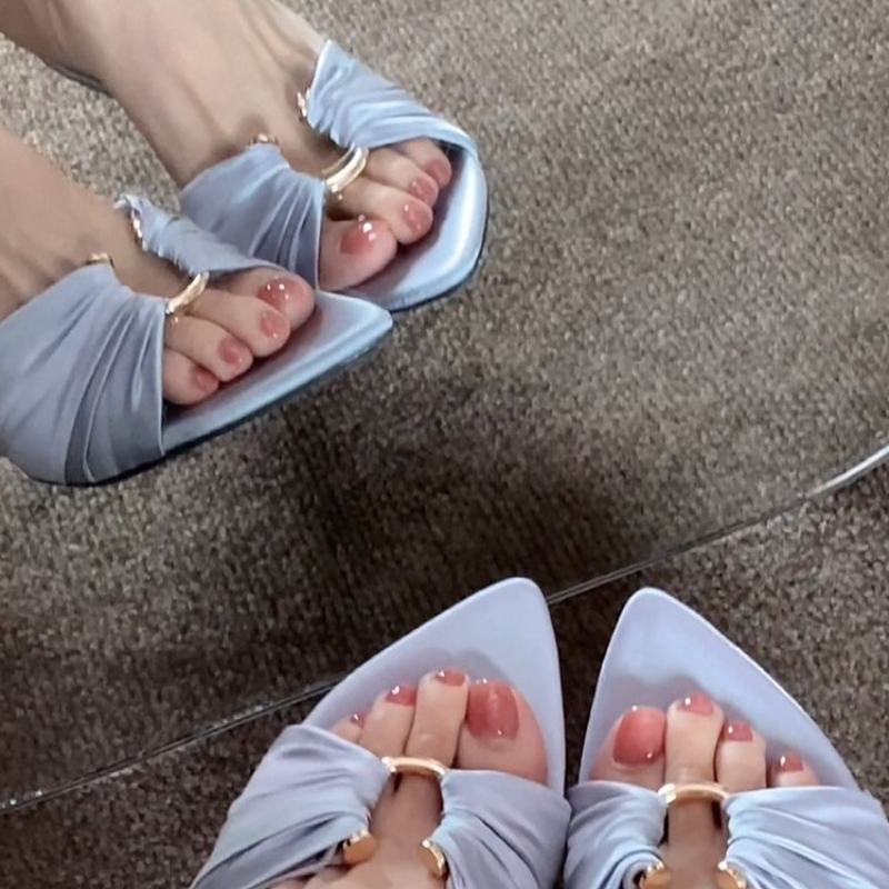 Summer New Fashion Open-Toe Fl - Wide Fit Heels ulasan dan harga
