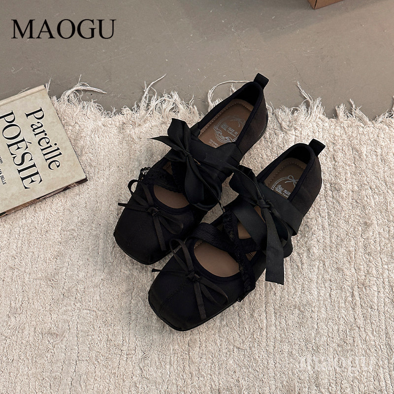 Women's Lace-Up Ballet Flats S - Shoes For Women Flats ulasan dan harga