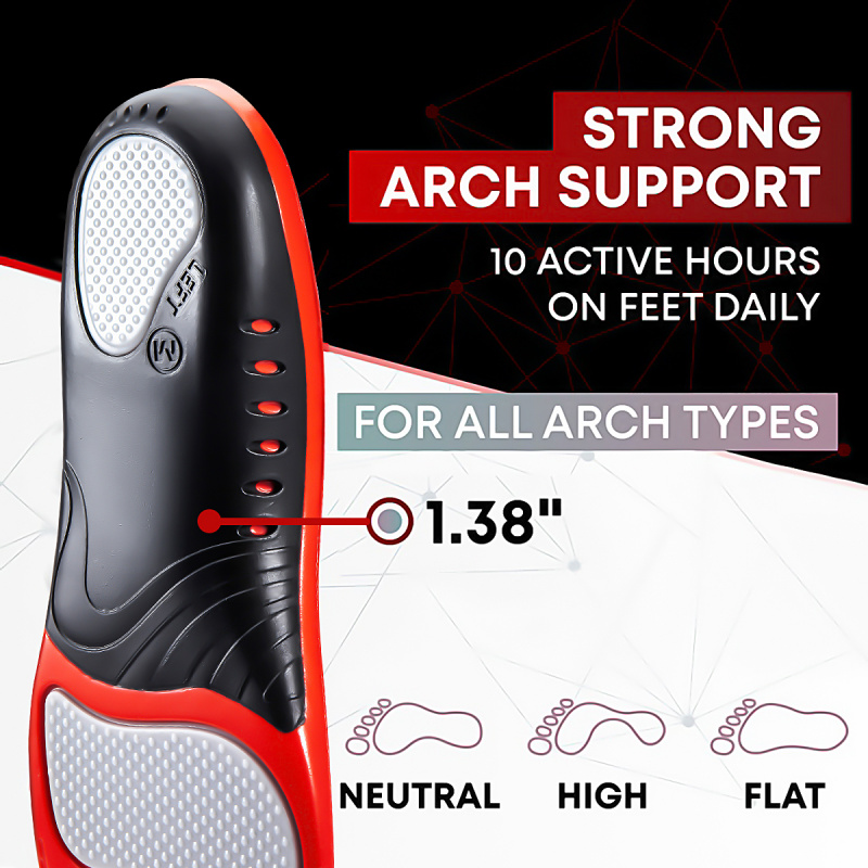 Premium Silicone Gel Insoles f - Women'S Shoes Plantar Fasciitis ulasan dan harga