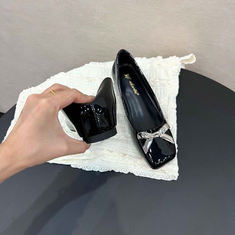 Art Style Bow Flat Shoes Women - Women Shoes Loafers ulasan dan harga