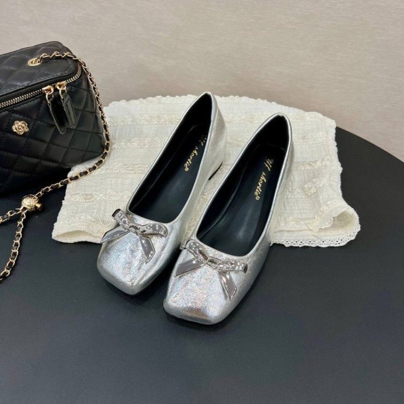Art Style Bow Flat Shoes Women - Women Shoes Loafers ulasan dan harga