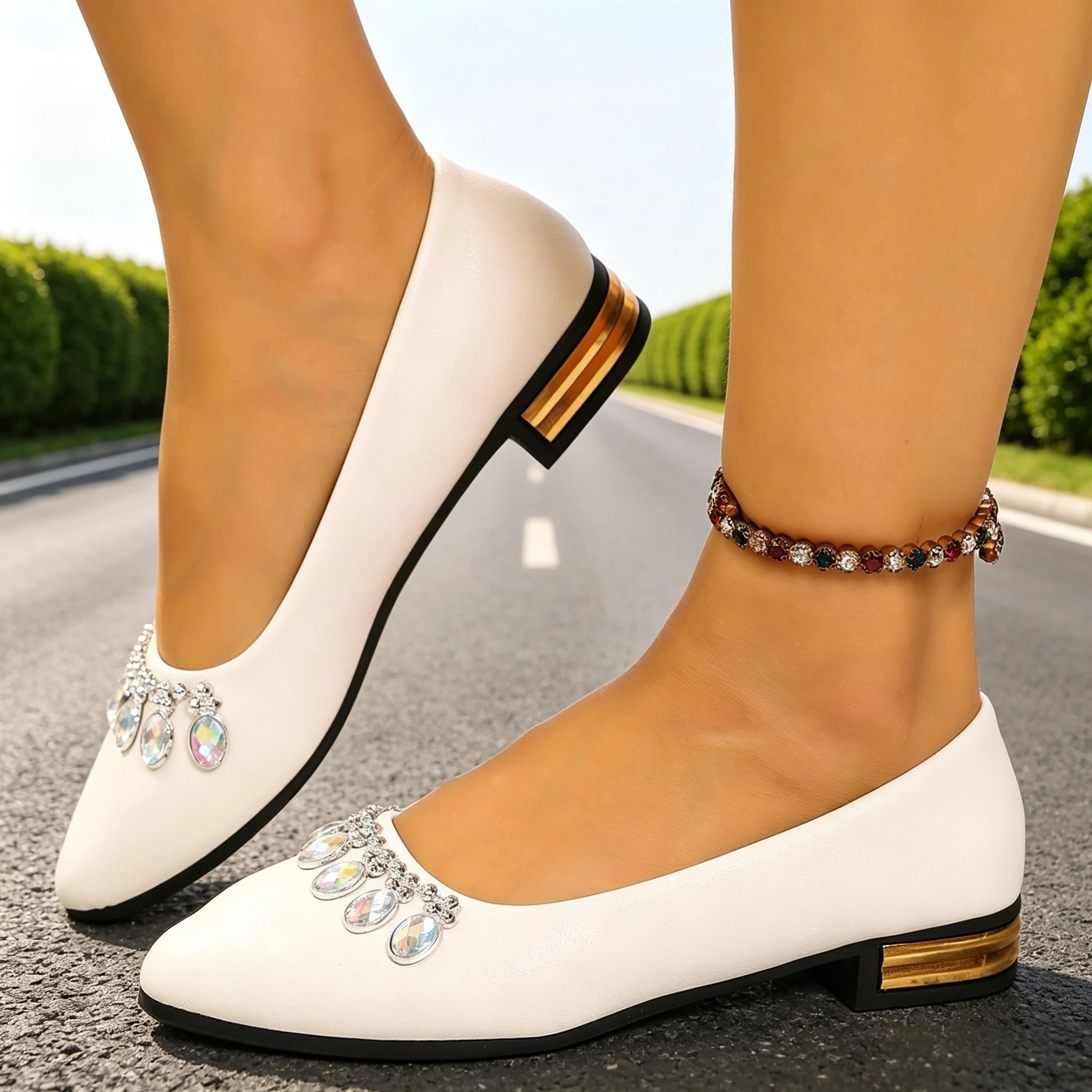 Women Flats Pointed Toe Ballet - Shoes For Women Flats ulasan dan harga