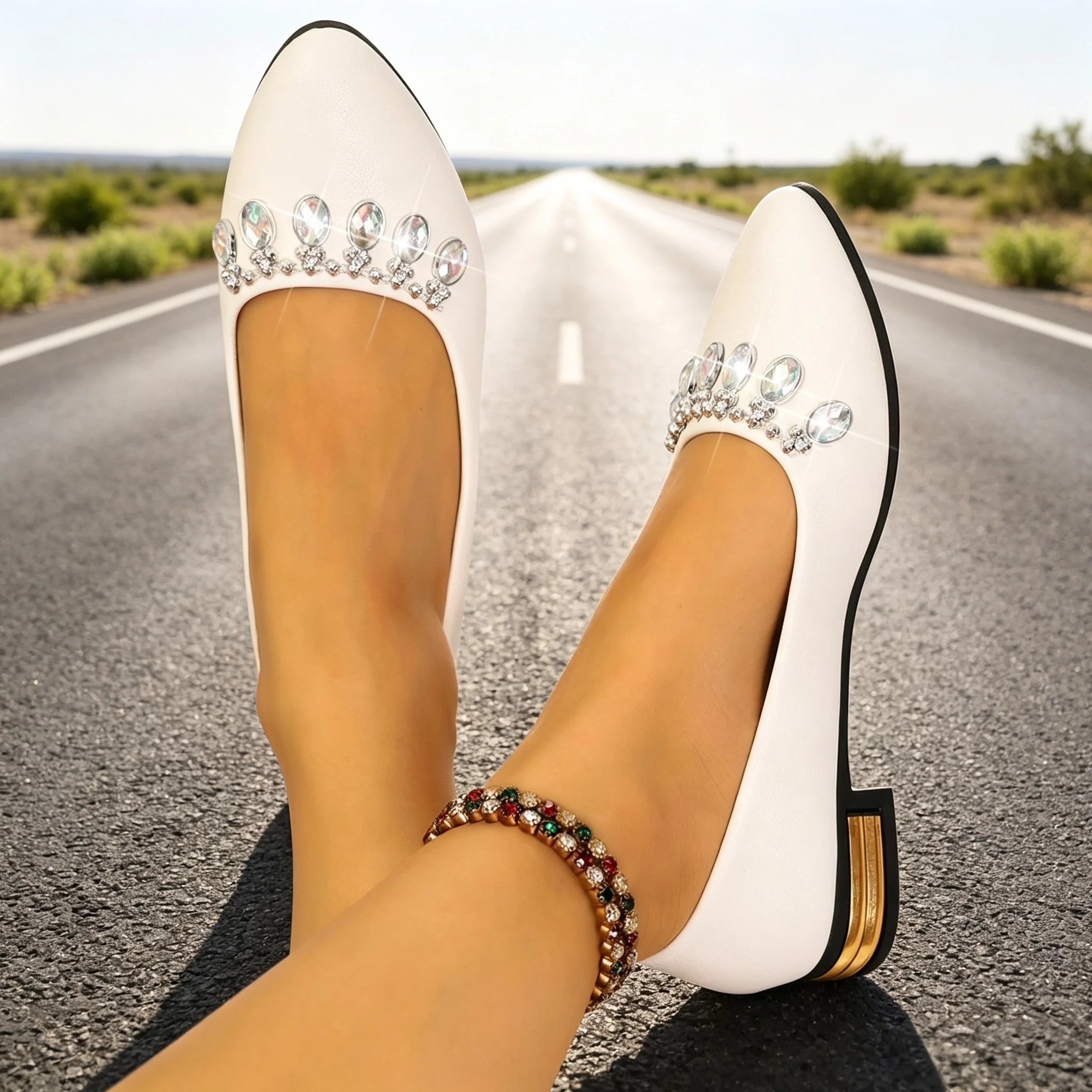 Women Flats Pointed Toe Ballet - Shoes For Women Flats ulasan dan harga