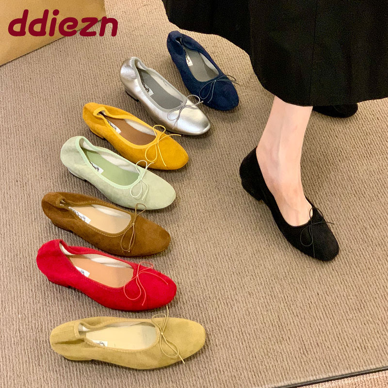 Fashion Butterfly-Knot Ladies  - Shoes For Women Flats ulasan dan harga