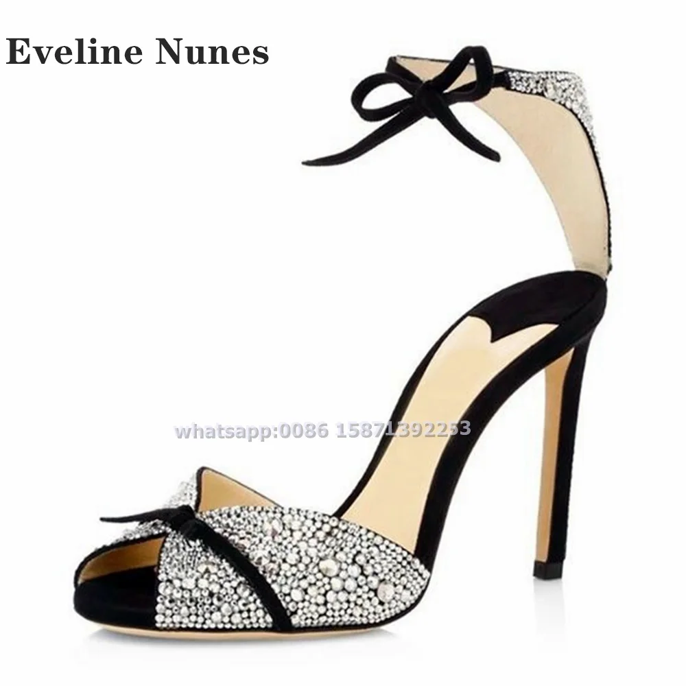 Bow Rhinestone Ankle Strap San - Women Shoes Formal ulasan dan harga