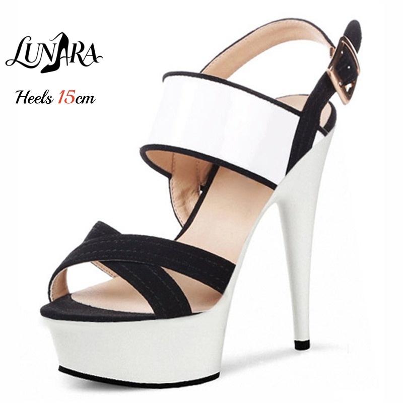 15cm/6Inch Clear Platform Stil - Clear Strap Heel ulasan dan harga