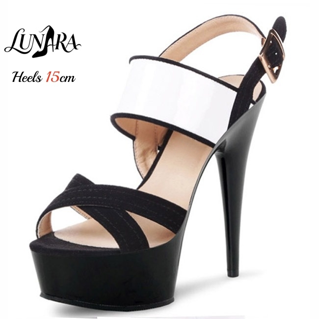 15cm/6Inch Clear Platform Stil - Clear Strap Heel ulasan dan harga