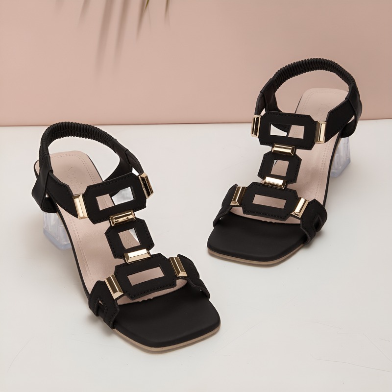 Fashion Plus Size Simple Elega - Clear Strap Heel ulasan dan harga