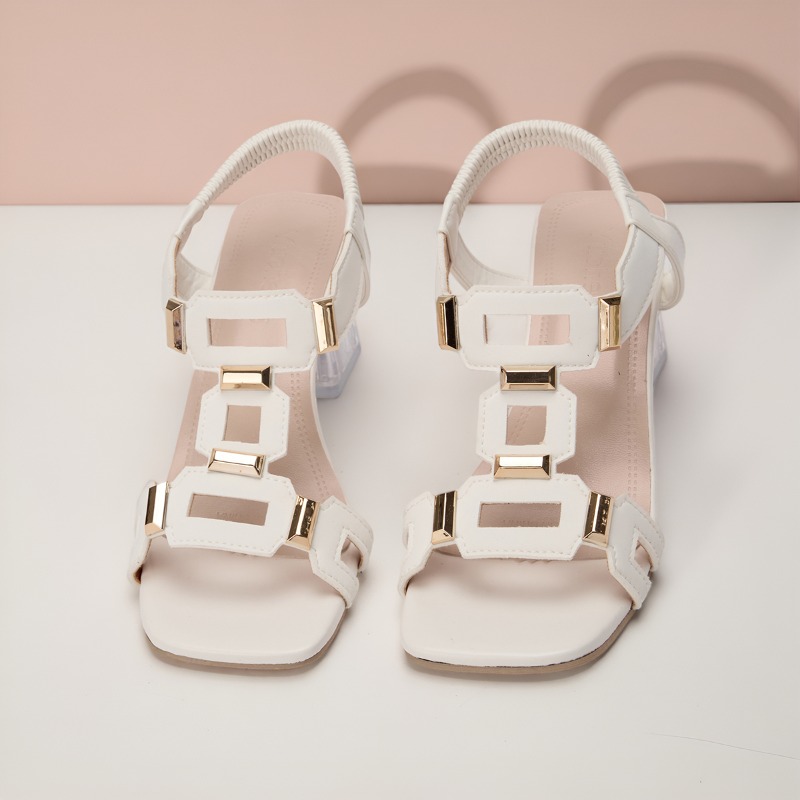 Fashion Plus Size Simple Elega - Clear Strap Heel ulasan dan harga