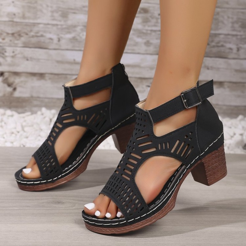 Roman Style Women'S Sandals Br - Cork Wedge Sandal ulasan dan harga