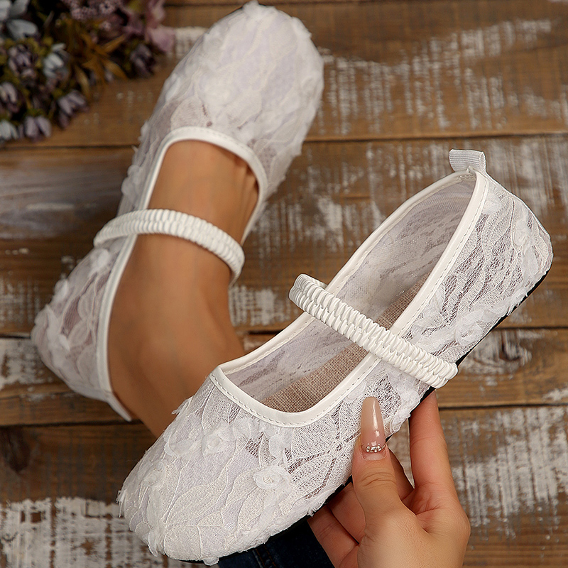 Woman Shoes Breathable Mesh Fl - Shoes For Women Flats ulasan dan harga
