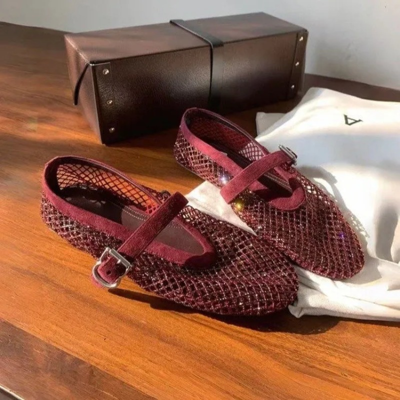 Hollow Rhinestone Baotou Sanda - Women'S Shoes In Fashion ulasan dan harga