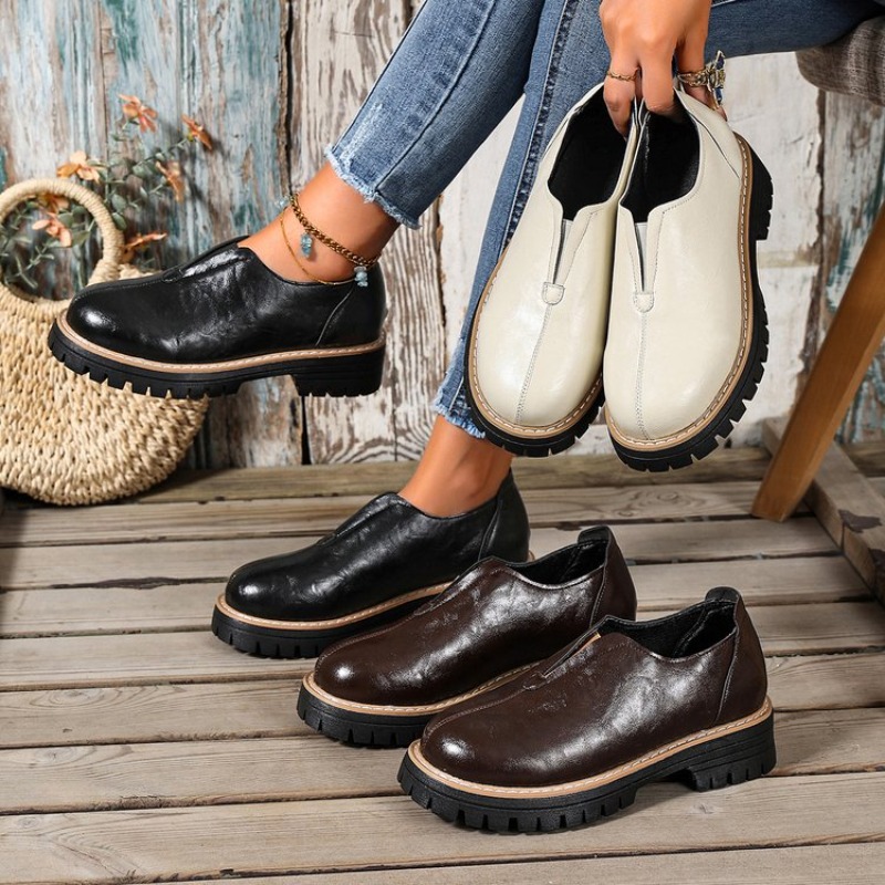 Retro British Style Women's Sh - Women Shoes Loafers ulasan dan harga