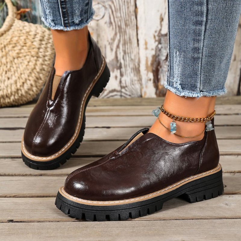 Retro British Style Women's Sh - Women Shoes Loafers ulasan dan harga