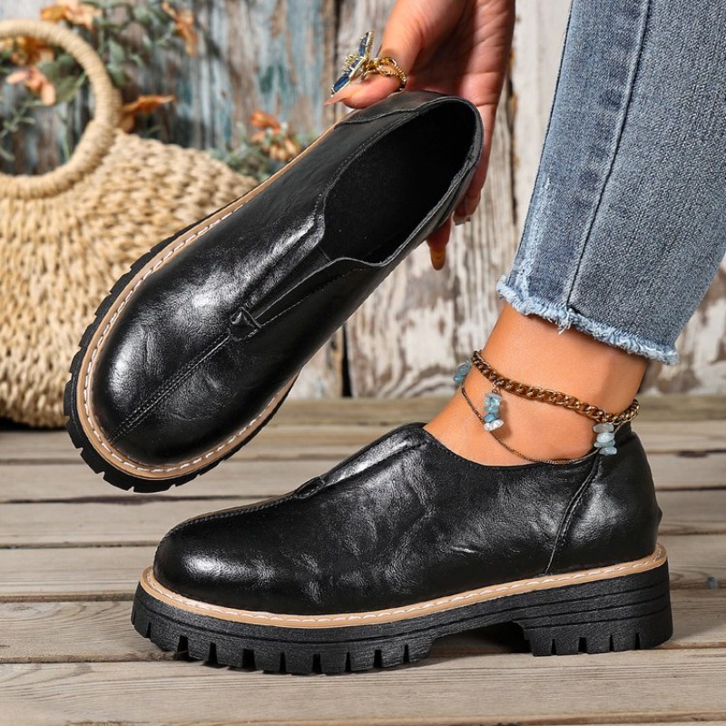 Retro British Style Women's Sh - Women Shoes Loafers ulasan dan harga