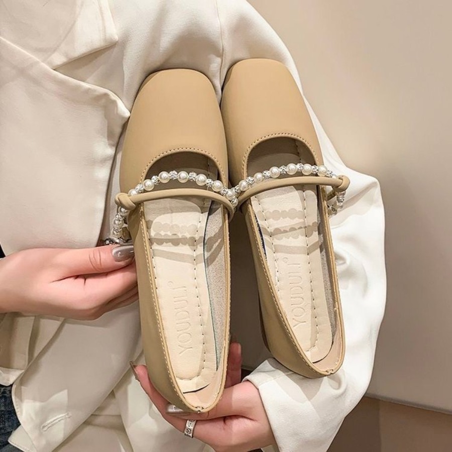 New Elegant French Flat Shoes  - Shoes For Women Flats ulasan dan harga