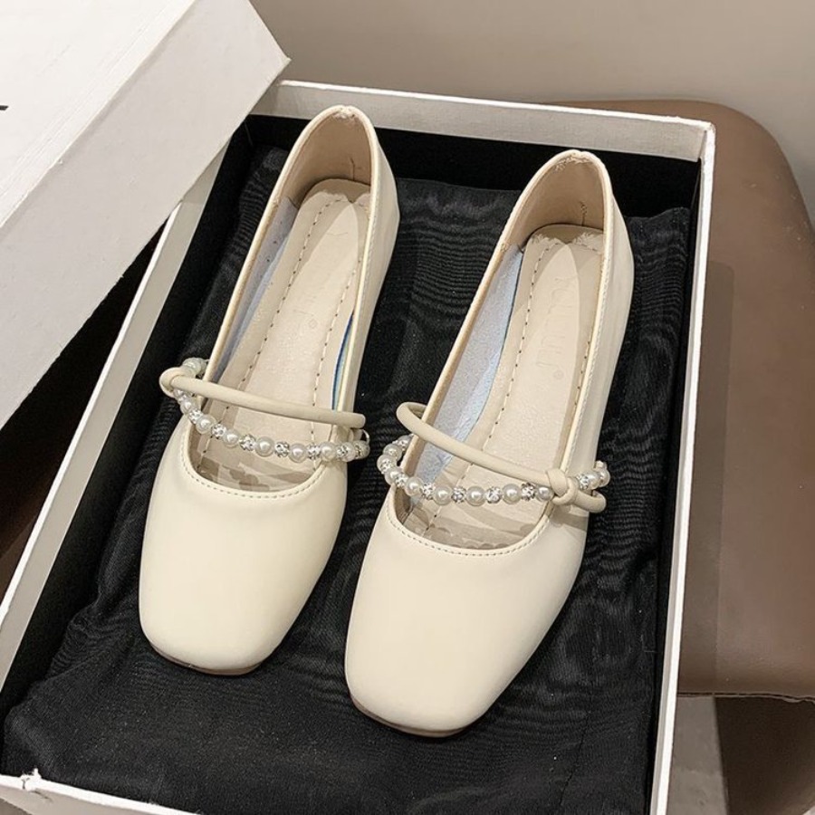 New Elegant French Flat Shoes  - Shoes For Women Flats ulasan dan harga