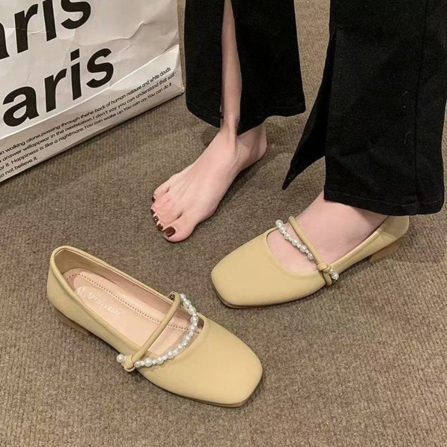 New Elegant French Flat Shoes  - Shoes For Women Flats ulasan dan harga