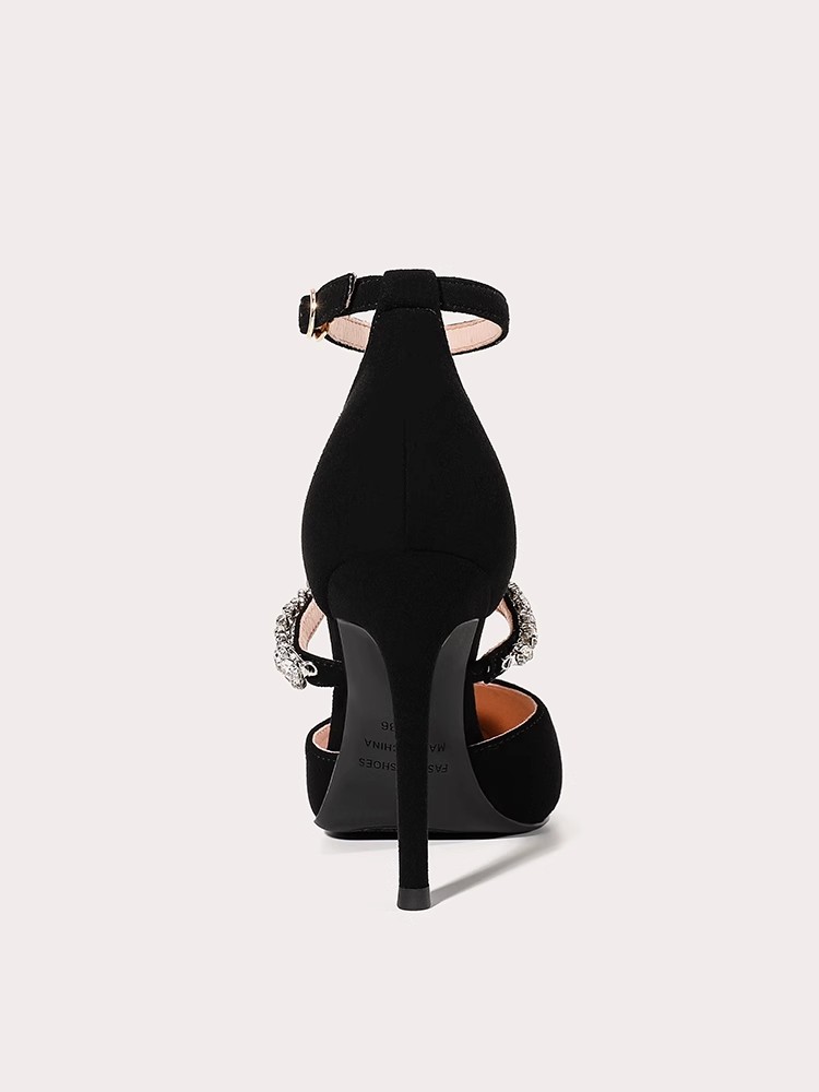 Low-heeled thin high-heeled we - Wide Fit Heels ulasan dan harga