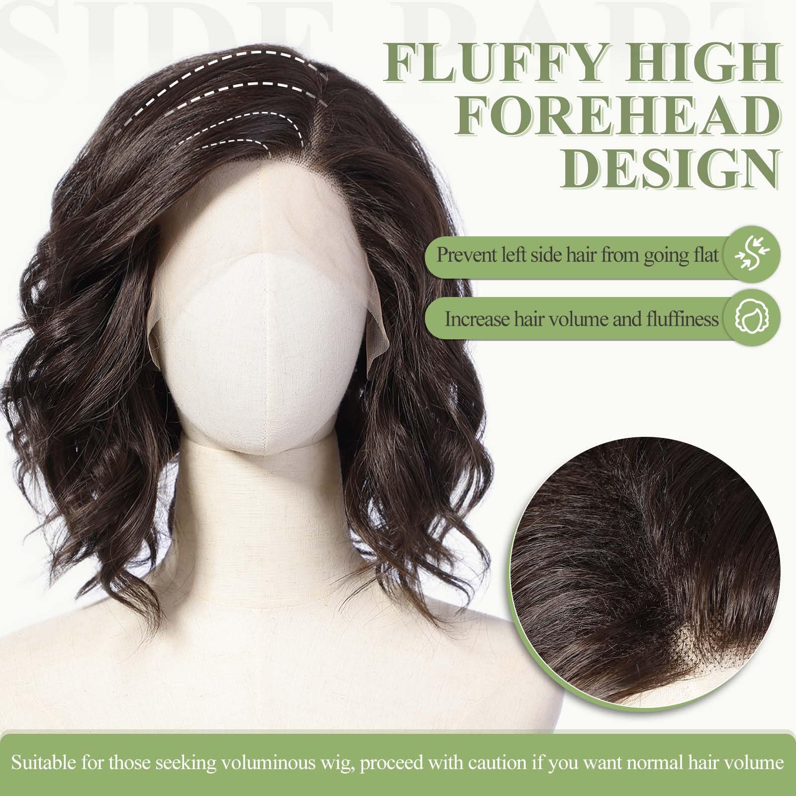 Side Part Wavy Synthetic Wig D - Women'S Shoes Bobs ulasan dan harga