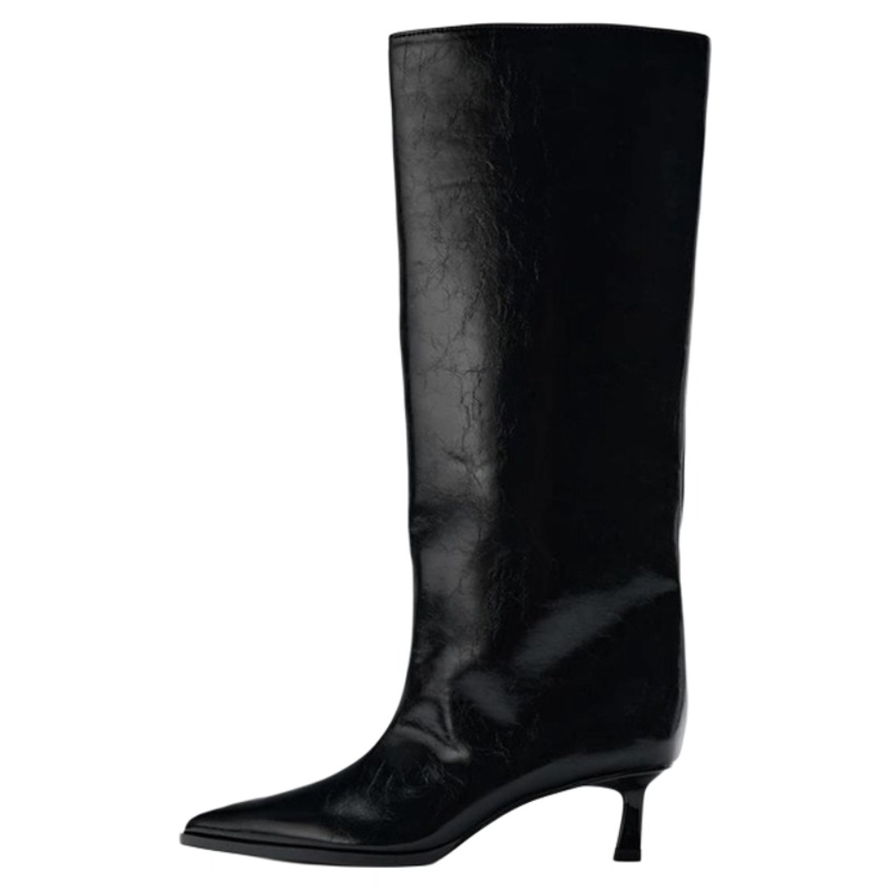 2026 Wide Boot Tube Pointed To - Wide Fit Heels ulasan dan harga