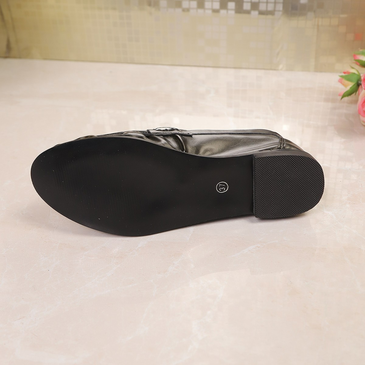 2026 Summer British Style Blac - Shoes For Women Flats ulasan dan harga