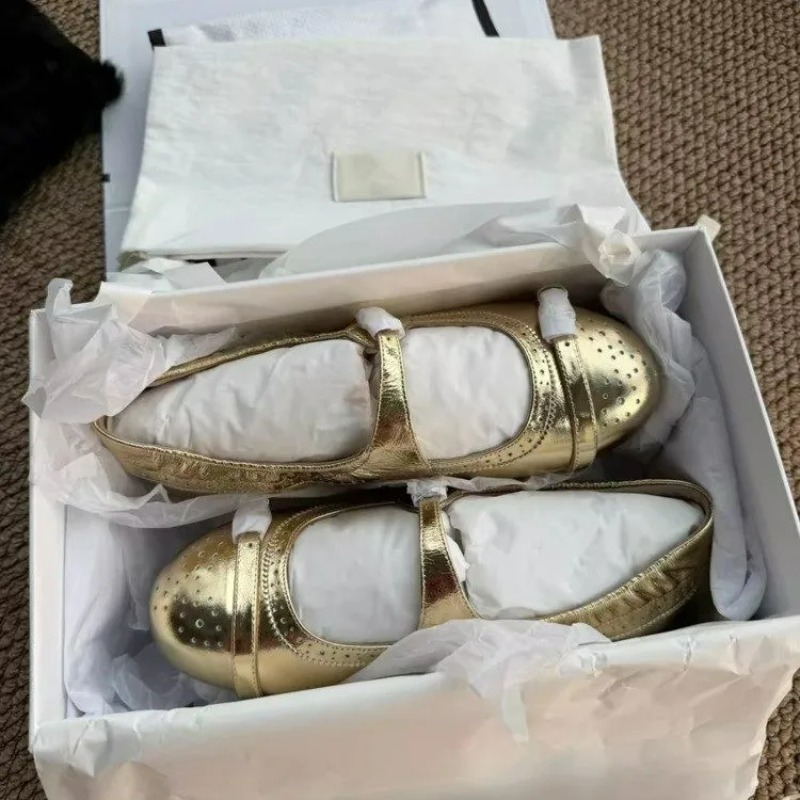 Vintage Metal Buckle Leather M - Women'S Shoes In Fashion ulasan dan harga