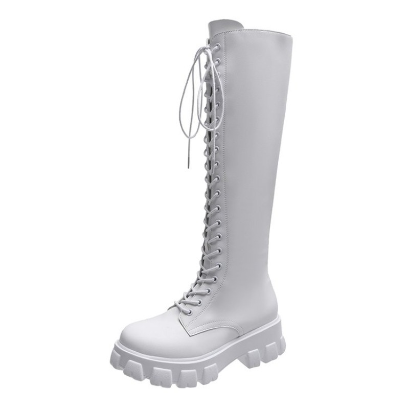 Women Knee High Boots Lace Up  - Knee High Boots Women ulasan dan harga
