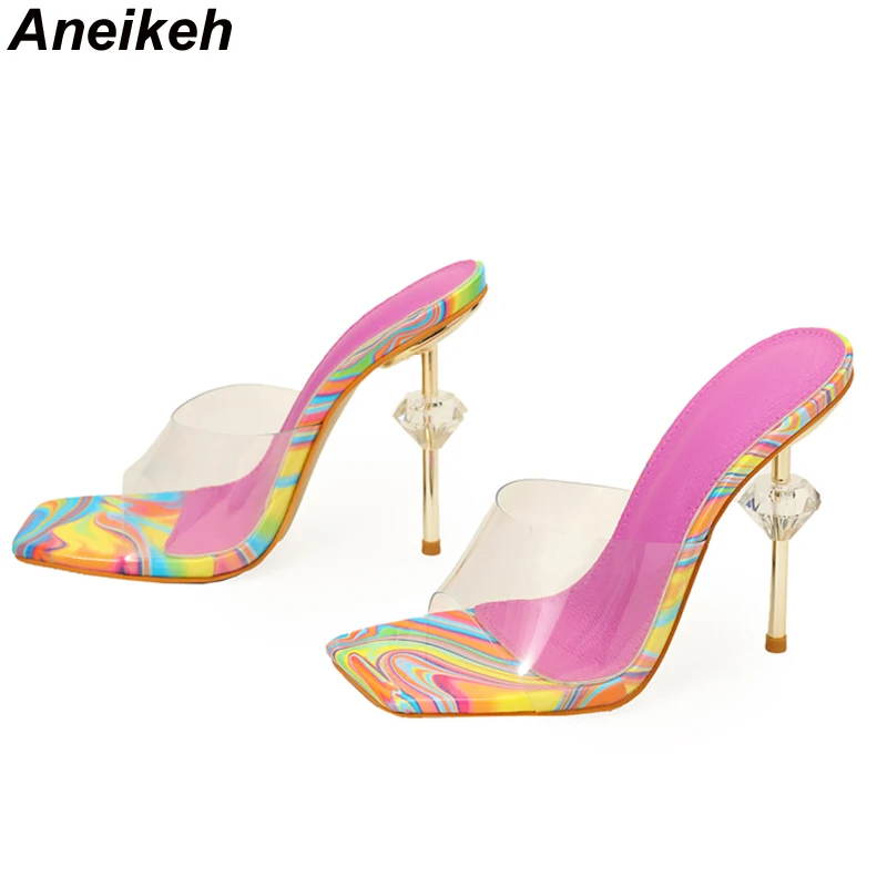 Aneikeh NEW Sexy Strange Trans - Clear Strap Heel ulasan dan harga