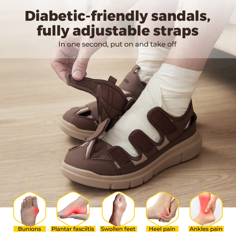 Summer Men'S Sandals Widened D - Women'S Shoes Plantar Fasciitis ulasan dan harga